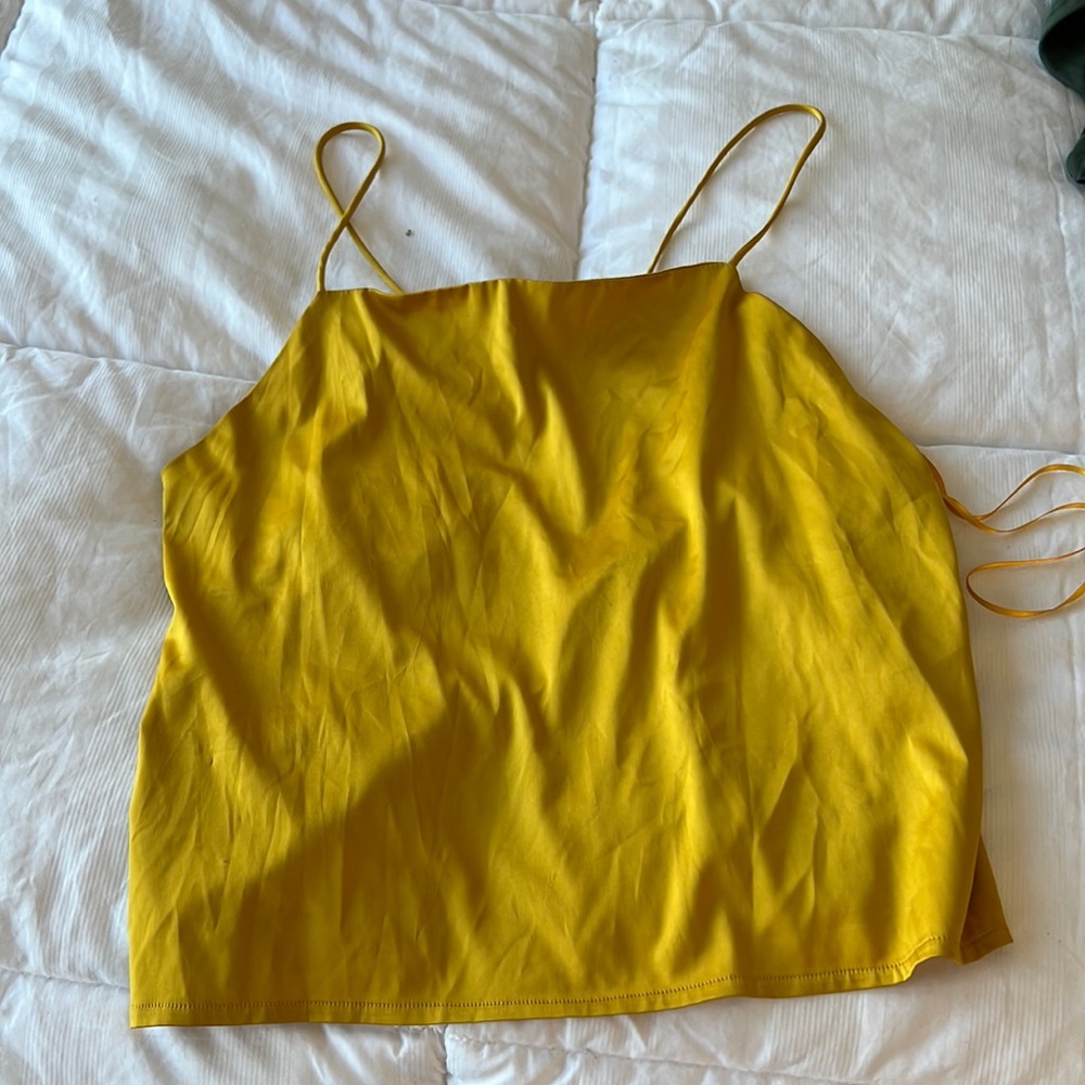 Women’s Zara tank top yellow small